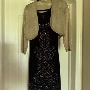 Black cocktail dress. Bolero for sale separately. $15